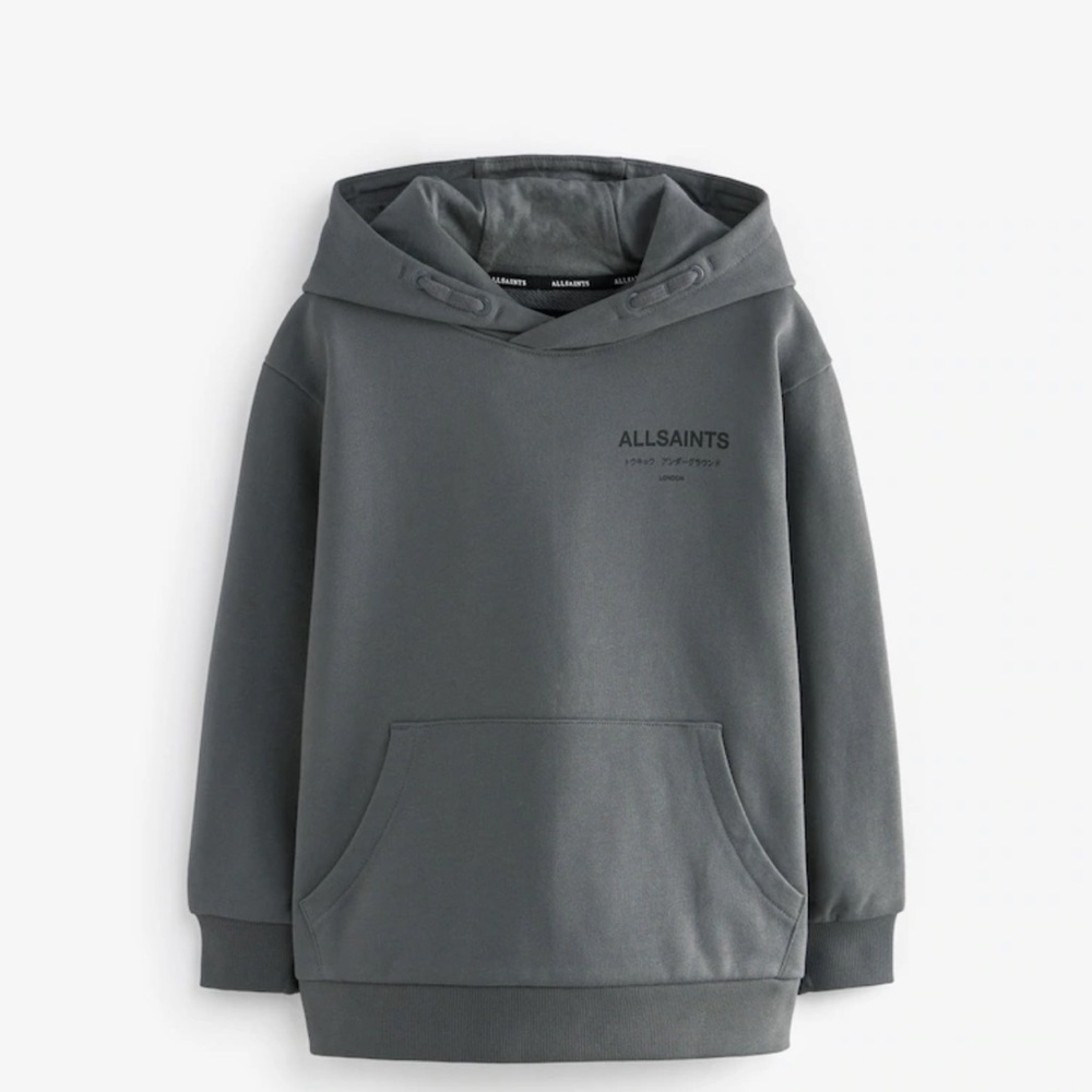 All Saints Kids Charcoal Hoodie 9-10Y NWT!